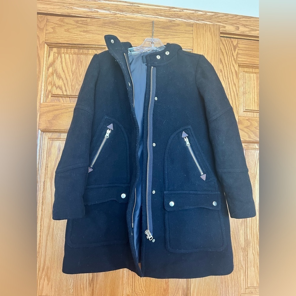 J. Crew - Italian Wool & Chateau Parka W/ Faux Fur